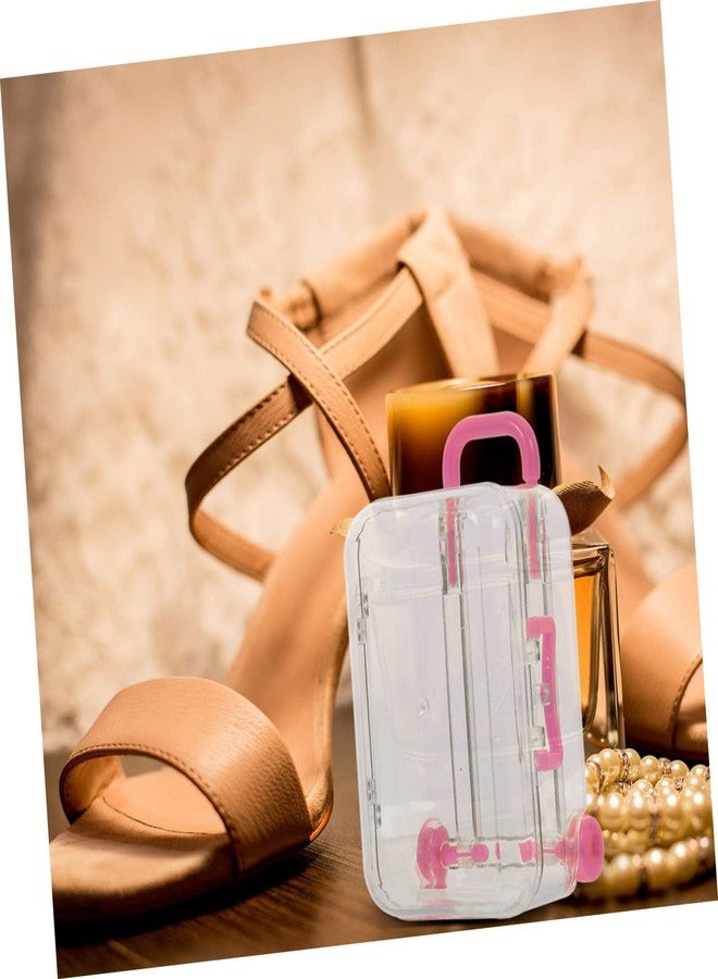 FONDOTIN 24pcs Box Trolley Case Wedding Candies Box Favor es for Wedding Clear Mini Suitcase Favor Candy es Mini Suitcase Decor Candy Pack ding Supplies Candy - Image 5